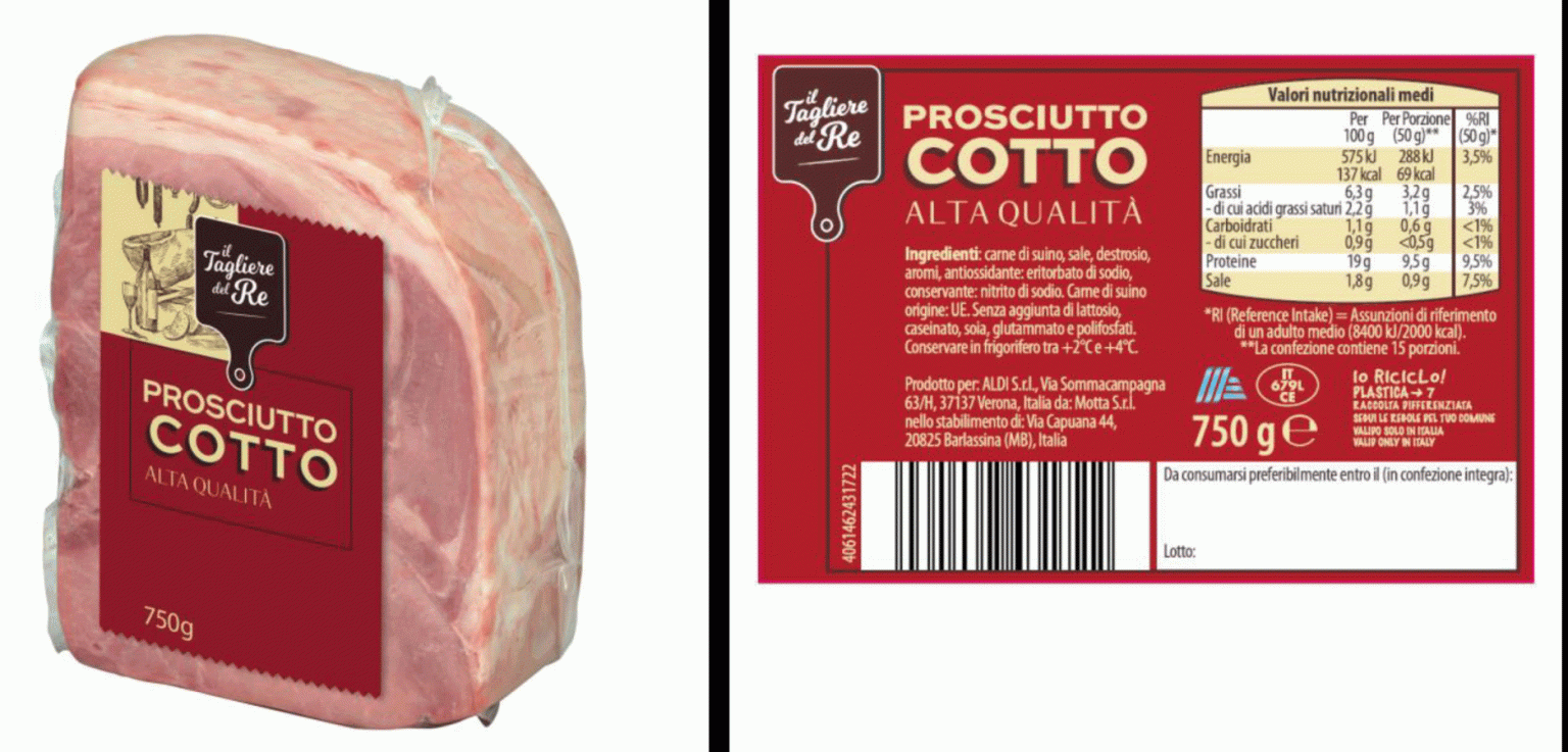 Pericolo alimentare gli alert per la soia nel prosciutto cotto ed