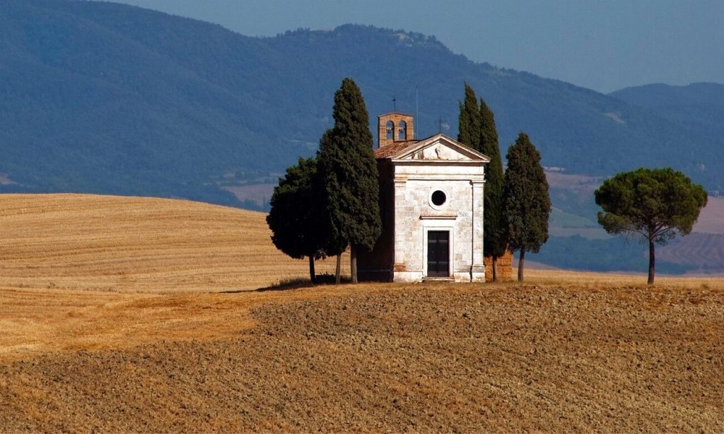 Cappella della Madonna di Vitaleta fonte Wikipedia