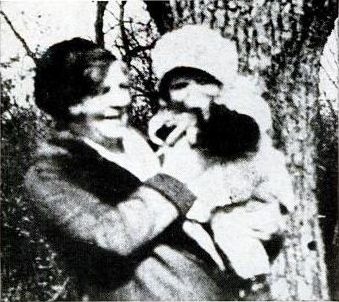 Mary Agnes Moroney and her mother