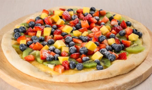 pizza dolce alla frutta