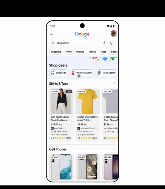 Google shop deals