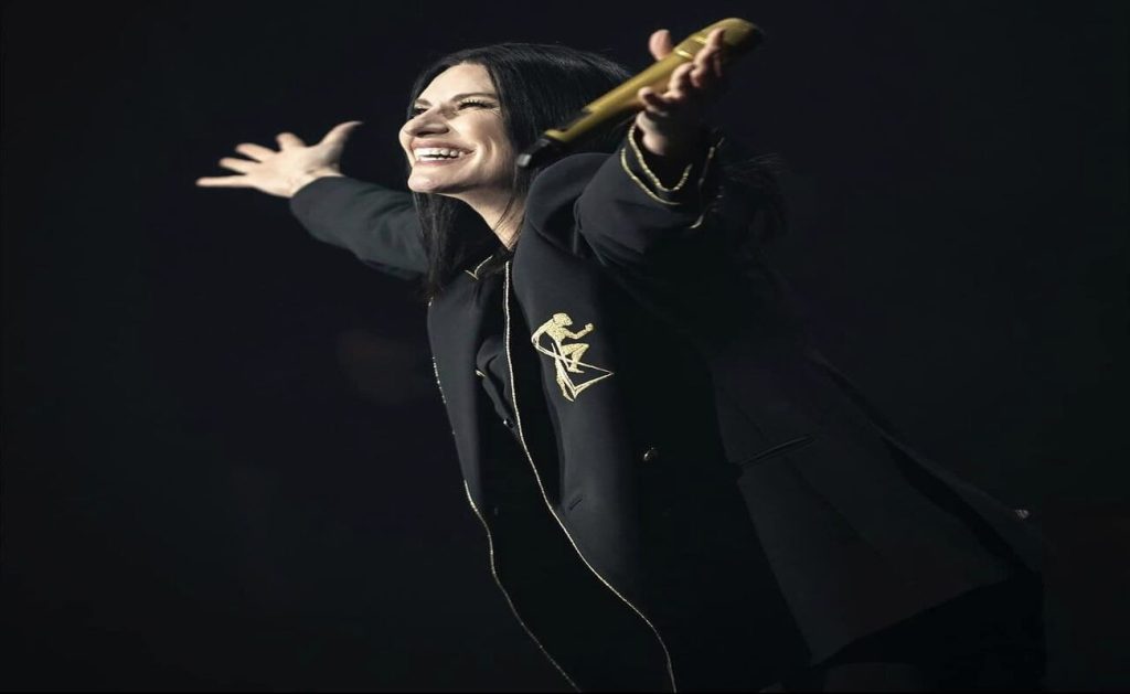 Laura Pausini post concerto Bari 2023