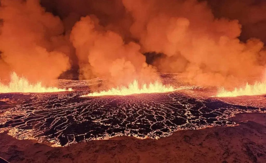 ufficio met islandese eruzione