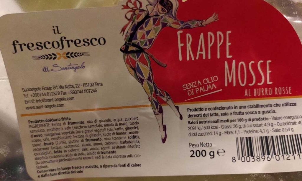 frappe di carnevale