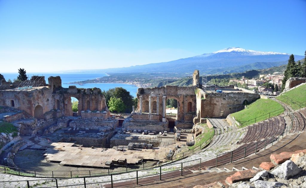 Agrigento: visione dalla Sicilia