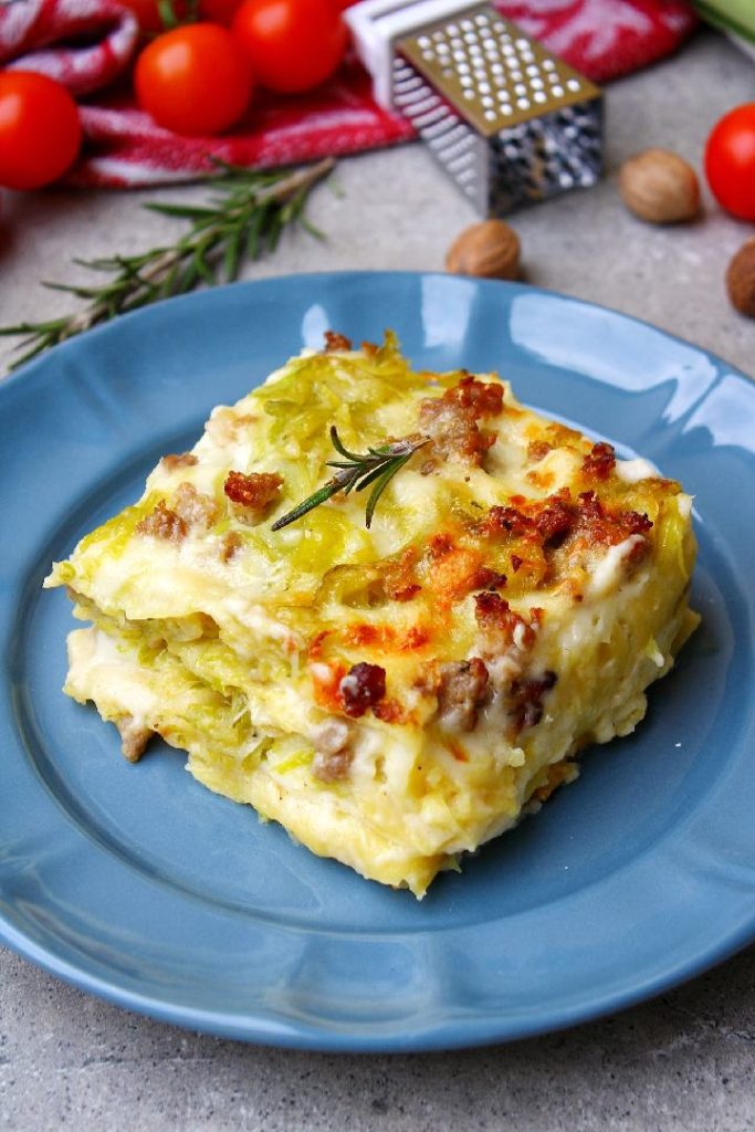 lasagne porri