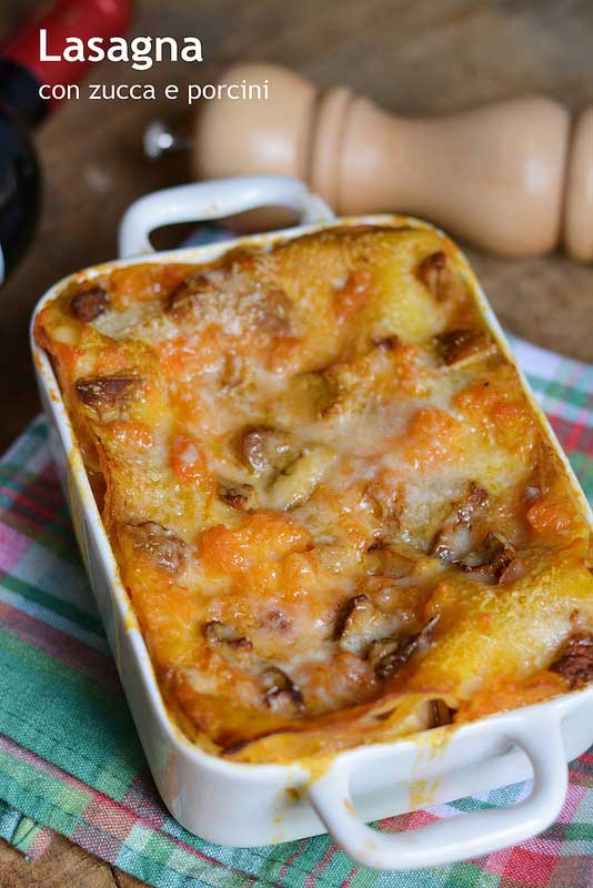 lasagne zucca