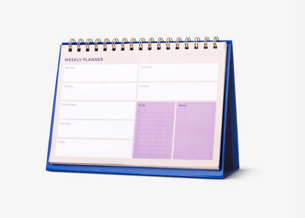 planner settimanale