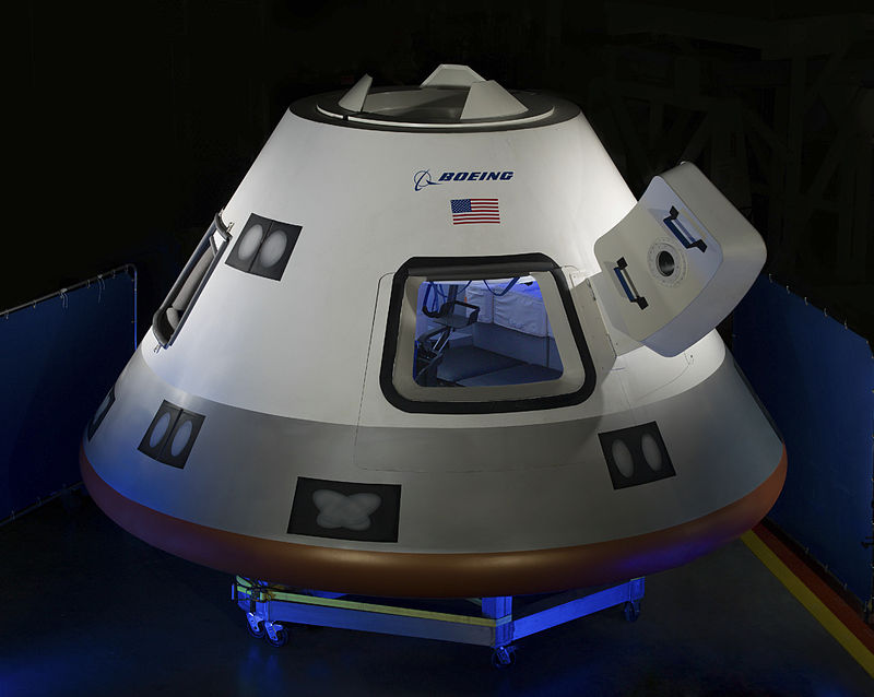 CST 100 mock up scene