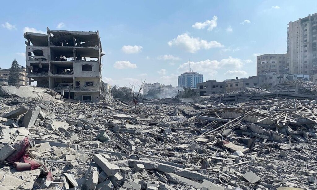 Damage in Gaza Strip during the 1