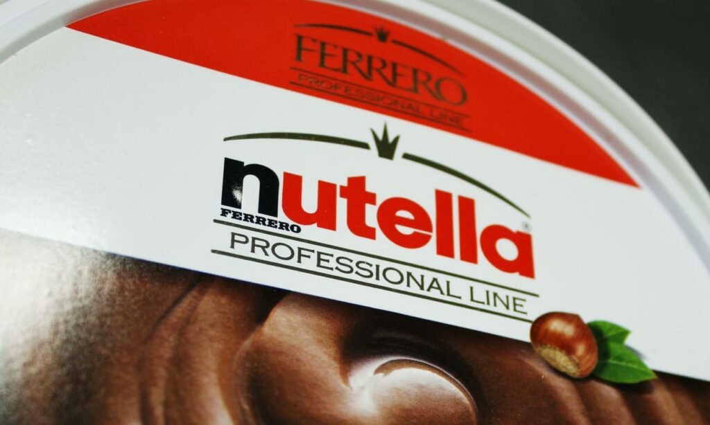 nutella gelato professional line 1