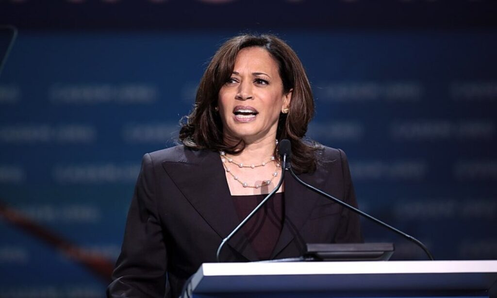 Kamala Harris: fonte fotografia, Wikimedia