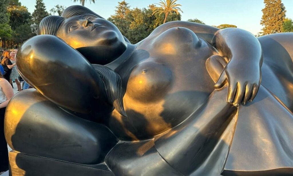 Fernando Botero, scultura dedicata: fonte foto Comune di Roma