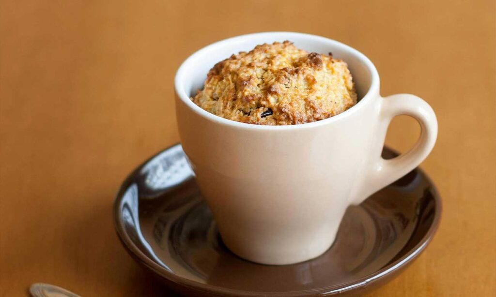 torta in tazza al caffè mug cake