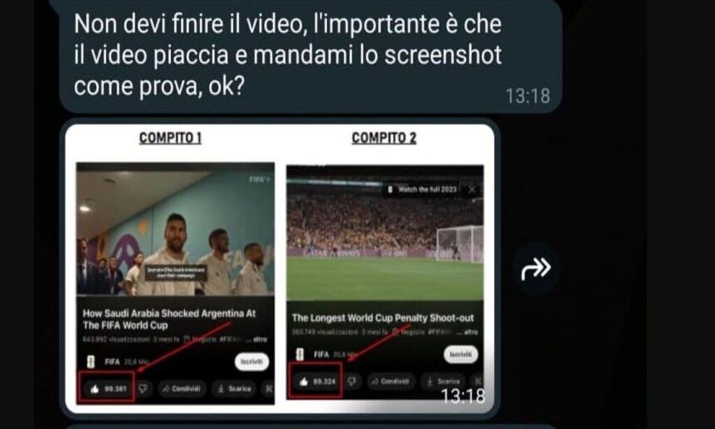 truffa online dei video