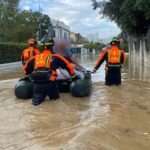 Maltempo 19 settembre, immagine dei vigili del fuoco