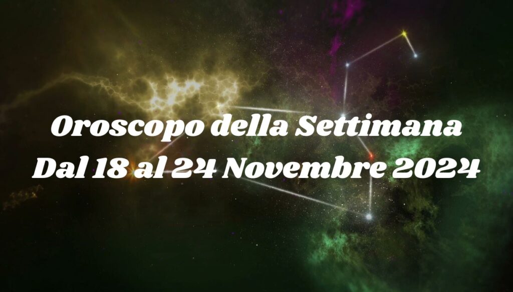 Oroscopo della Settimana novembre