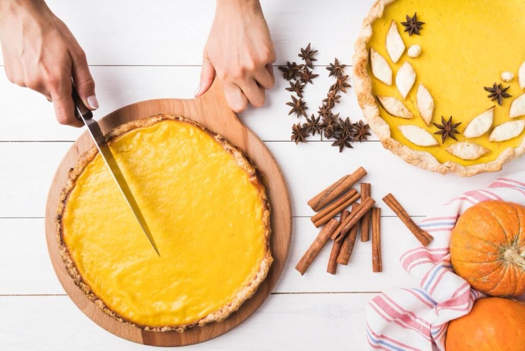 Torta di zucca in friggitrice ad aria