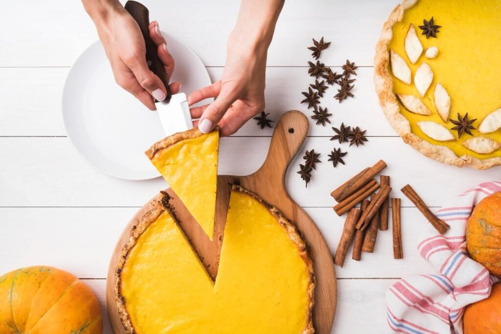 Torta di zucca in friggitrice ad aria