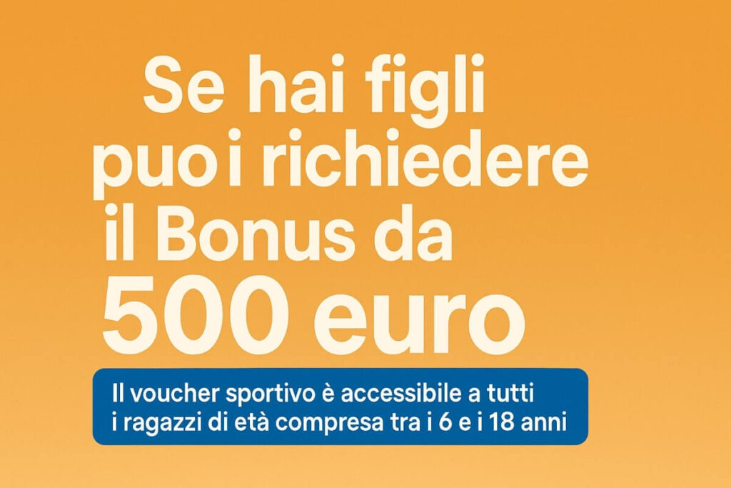 Bonus sport 500 euro