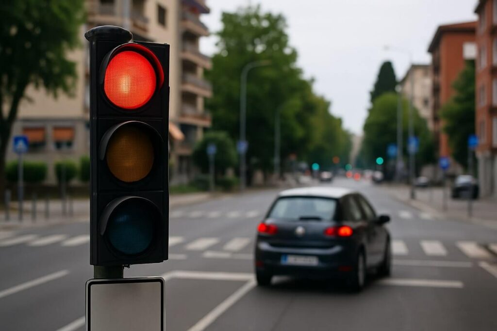 Passi col rosso? Ecco quando la multa non è valida e come farla annullare 1 Multa semaforo rosso