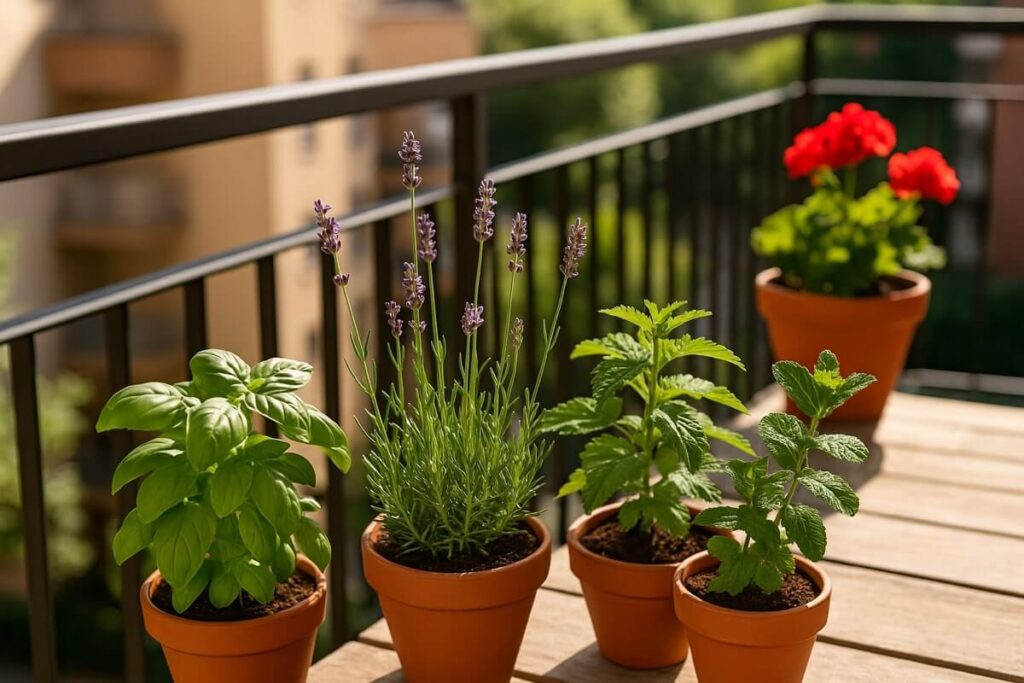 Piante anti zanzare balcone