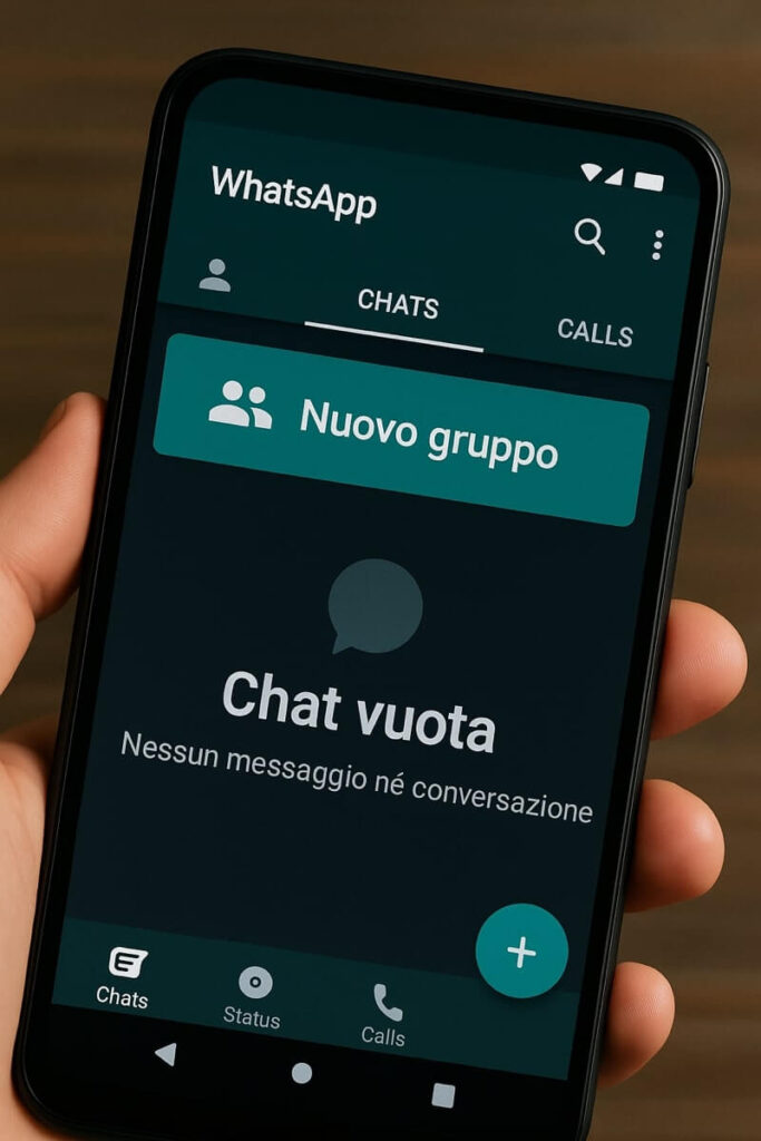 Chat vuota whatsapp