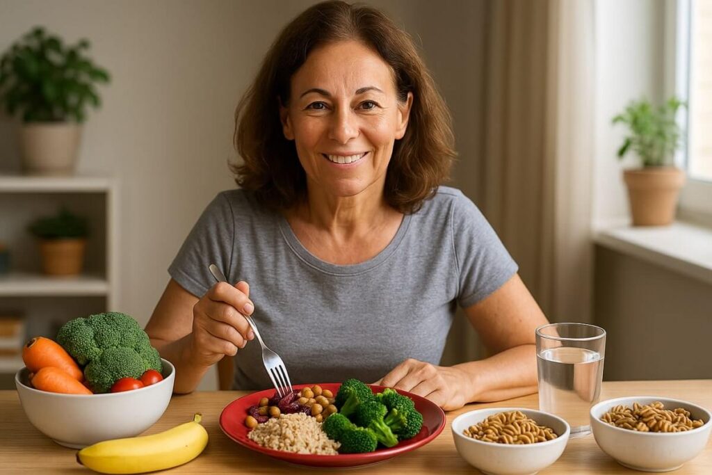 DIETA DELLA DONNA TRA I 40 E I 60 ANNI