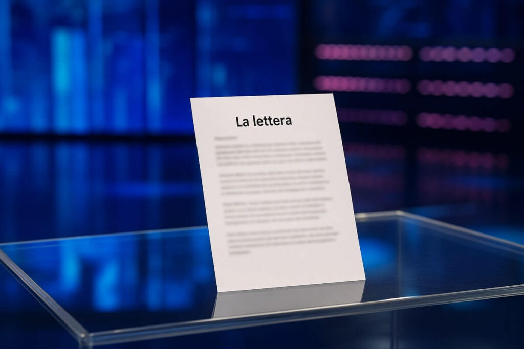 Lettera Maria De Filippi
