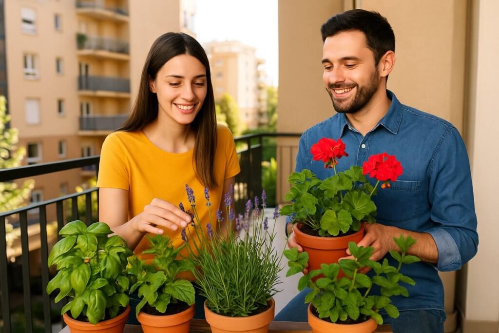 Piante anti zanzare balcone