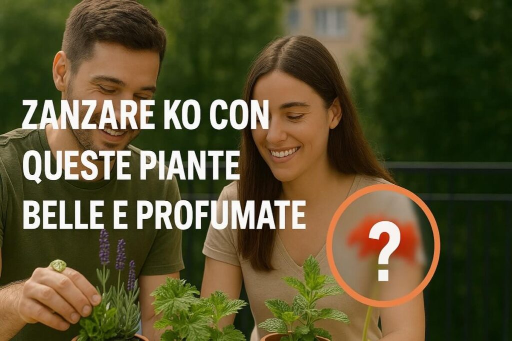 Zanzare KO con queste piante belle e profumate, la n.5 è un’esplosione di colore 1 Piante anti zanzare balcone