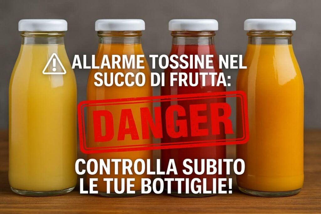 Succo di frutta ritirato urgentemente dal mercato per rischio tossine: controlla subito cosa hai in frigo 1 Succo di frutta