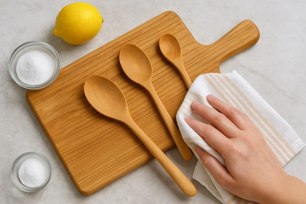 Il segreto poco conosciuto per salvare i tuoi utensili in legno, addio odori e macchie su taglieri e cucchiai 3 Utensili in legno