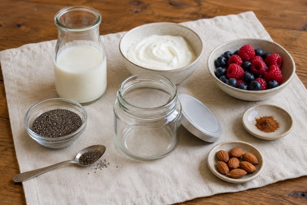 Per evitare il picco glicemico a colazione, prepara questo budino la sera prima 2 ingredienti del pudding