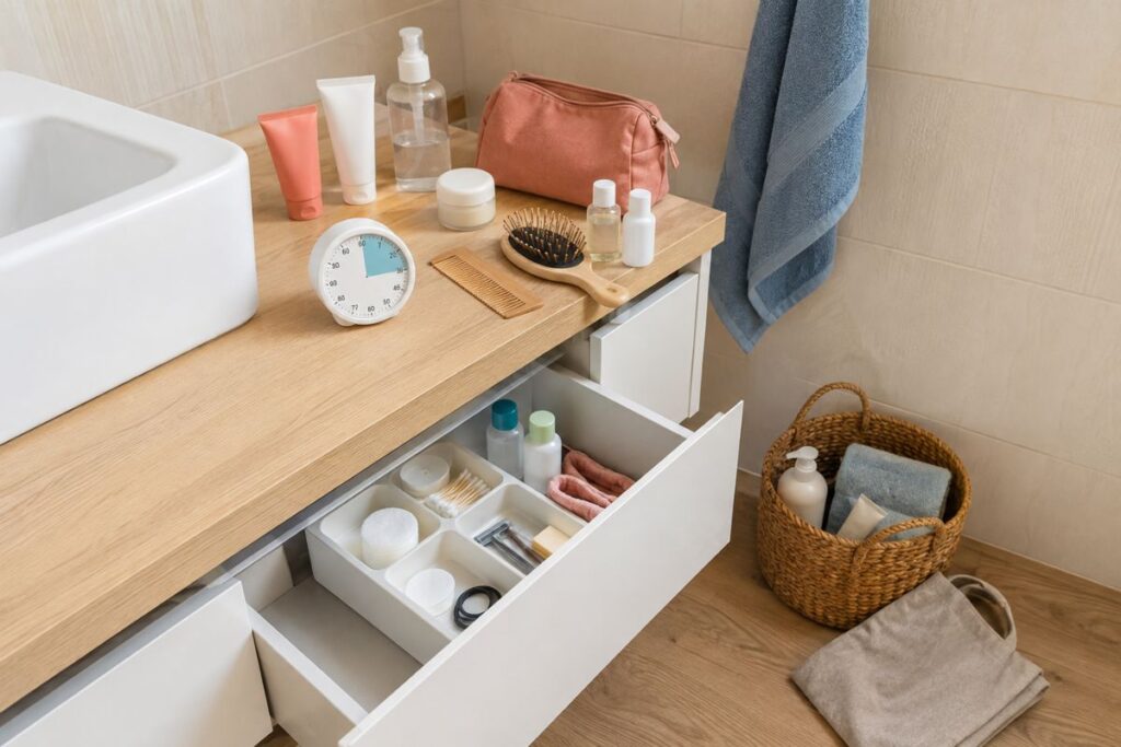 Riordinare il bagno