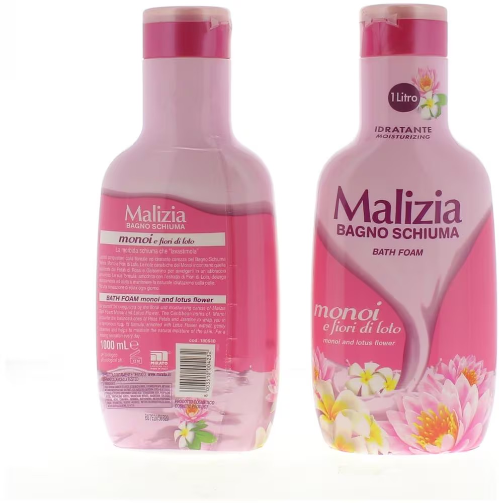 Allerta cosmetici: ritirati profumo e bagnoschiuma per presenza di Lilial, marchi e codici di richiamo 2 Tra i cosmetici che sono stati ritirati si trova il Bagnoschiuma "Malizia Bagno Schiuma Idratante - Fiori di Loto"